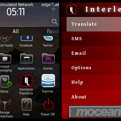 Interlecta Translator for BlackBerry